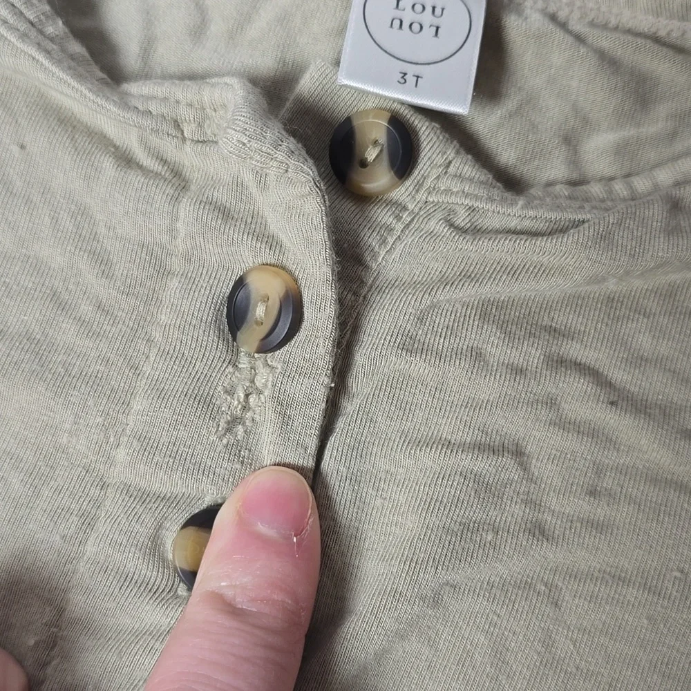 Lou Lou& Company Sage Green Top & Bottom Set 3t - Picture 5 of 11